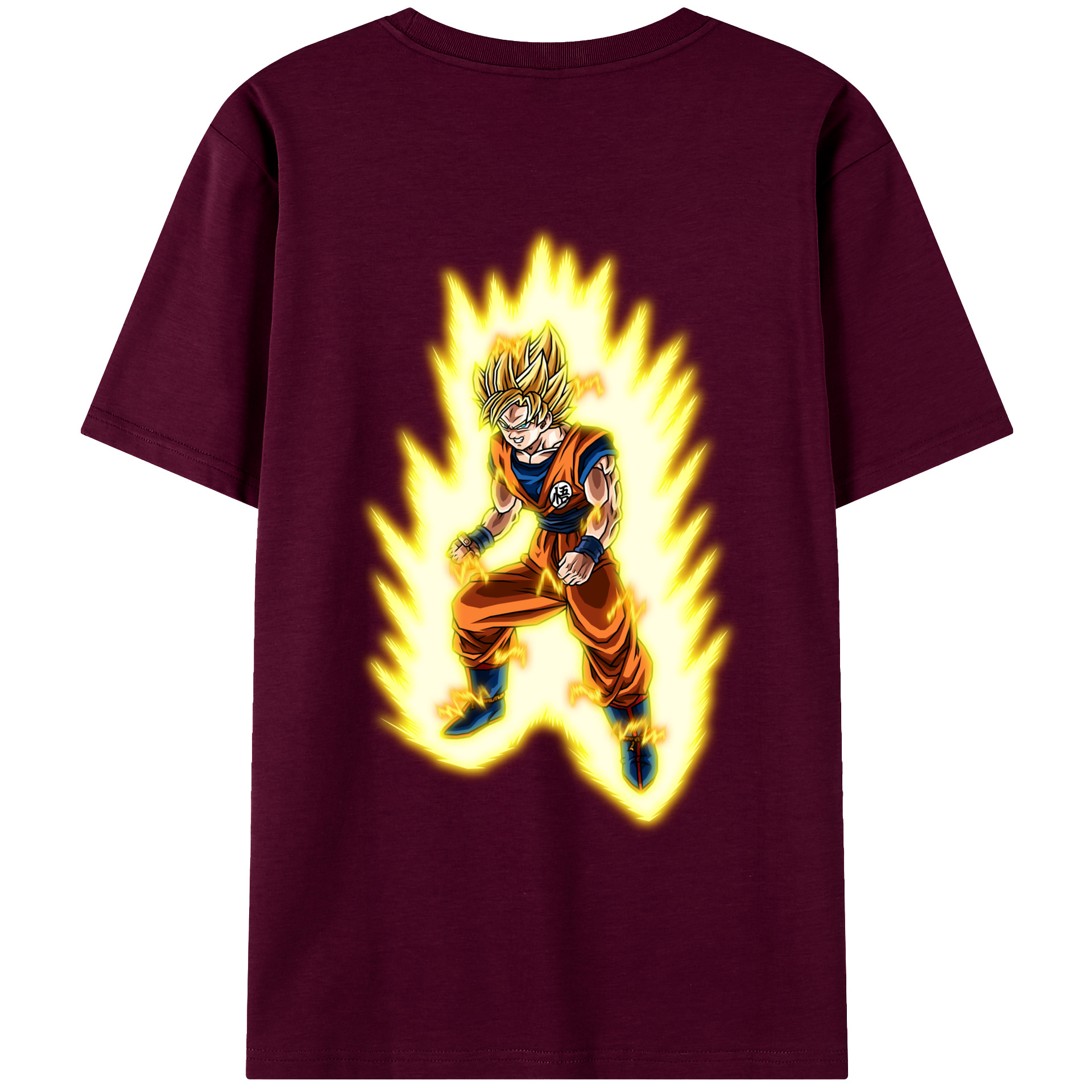 （画像用） ドラゴンボール 孫悟空（そん ごくう）Son Goku カカロット DRAGON BALL Kakarotto レディース半袖Tシャツ(バックプリント)